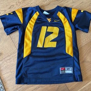 WVU nike football jersey 3t